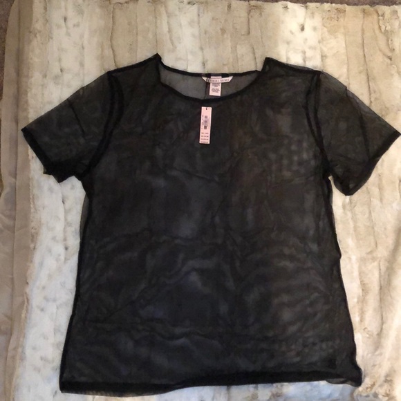 Victoria's Secret Tops - Victoria Secret Sheer Mesh Top